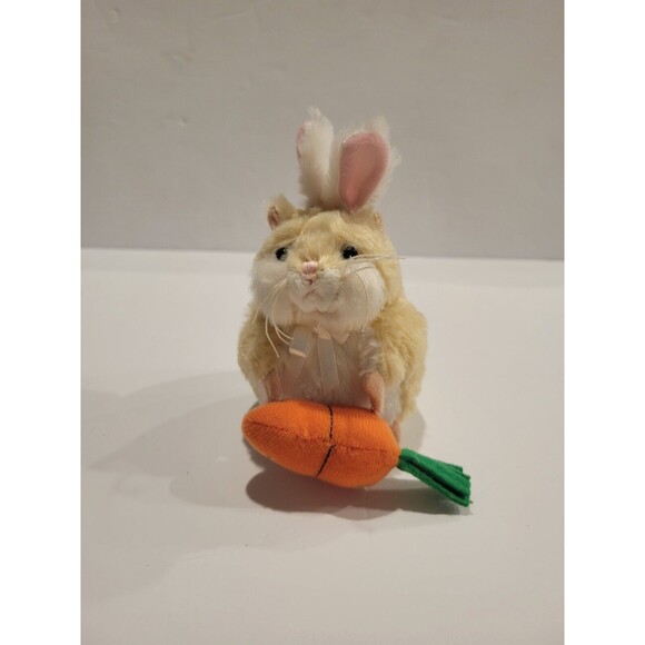 Webkinz Mazin Hamsters Carrots First Edition No Code Mini Plush 4” - Picture 1 of 4